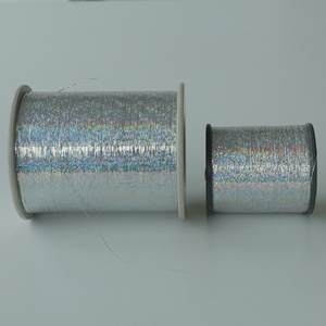 300 grammes de fil plat M Type fil métallique argent holographique
